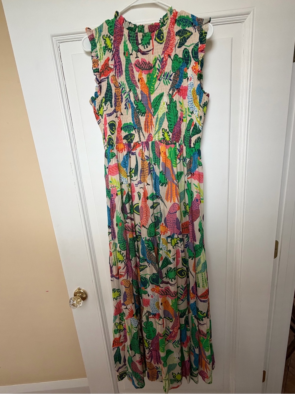 Oliphant Parrot Maxi Dress